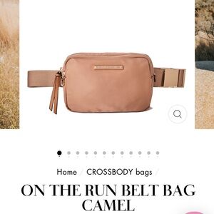 Poppy & Peonies On The Run Belt Bag